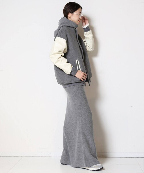 MUSE de Deuxieme classe（ミューズデドゥーズィエムクラス）の「wool cashmere スカート（スカート・ブラック/(001)/36/在庫なし/38）」の20枚目の写真