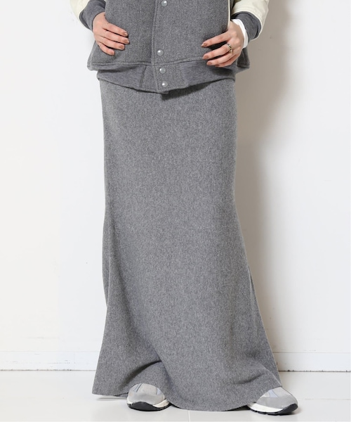 MUSE de Deuxieme classe（ミューズデドゥーズィエムクラス）の「wool cashmere スカート（スカート・ブラック/(001)/36/在庫なし/38）」の2枚目の写真