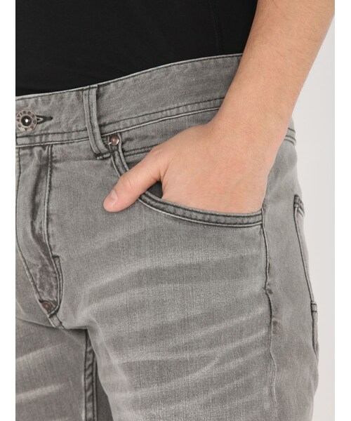 AVIREX（アヴィレックス）の「★TB STRECH DENIM PT（パンツ・メンズ・GREY/USED・M/L/XL）」の5枚目の写真