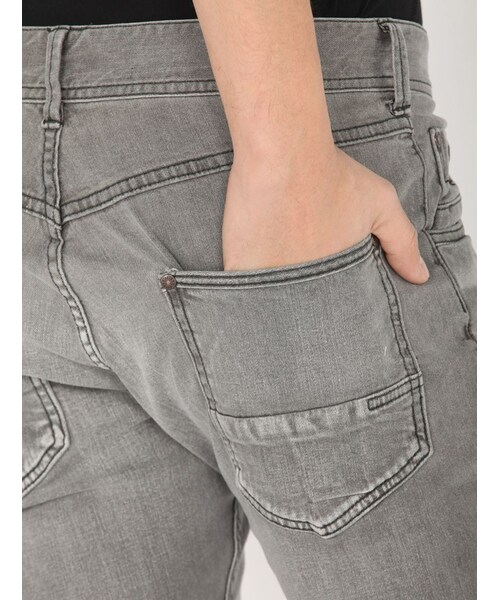 AVIREX（アヴィレックス）の「★TB STRECH DENIM PT（パンツ・メンズ・GREY/USED・M/L/XL）」の7枚目の写真