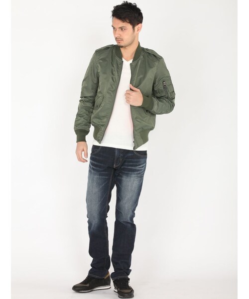 AVIREX（アヴィレックス）の「★TB STRECH DENIM PT（パンツ・メンズ・GREY/USED・M/L/XL）」の18枚目の写真