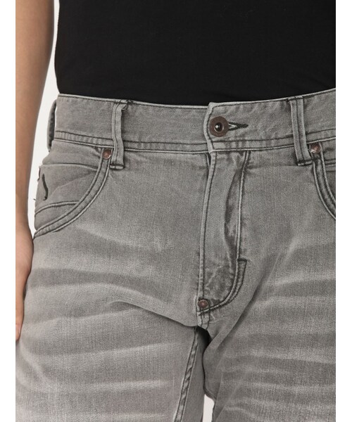 AVIREX（アヴィレックス）の「★TB STRECH DENIM PT（パンツ・メンズ・GREY/USED・M/L/XL）」の4枚目の写真