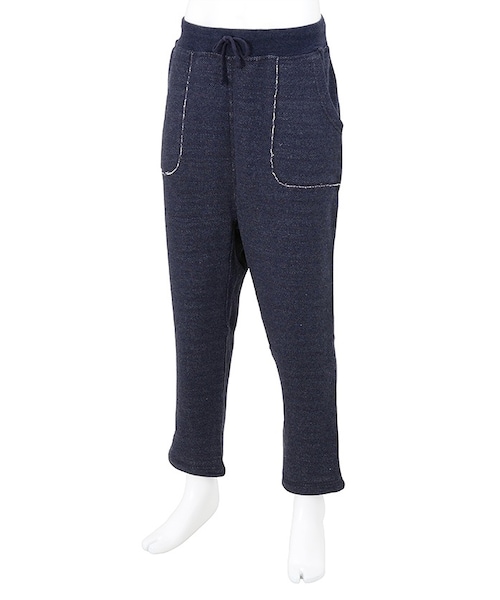 Ne-net（ネネット）の「メンズ (P)リバーボーダー裏毛 / パンツ（パンツ・メンズ・green/navy・03）」の6枚目の写真