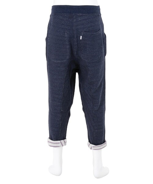 Ne-net（ネネット）の「メンズ (P)リバーボーダー裏毛 / パンツ（パンツ・メンズ・green/navy・03）」の3枚目の写真