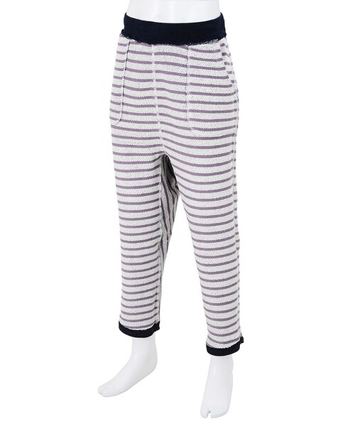 Ne-net（ネネット）の「メンズ (P)リバーボーダー裏毛 / パンツ（パンツ・メンズ・green/navy・03）」の8枚目の写真