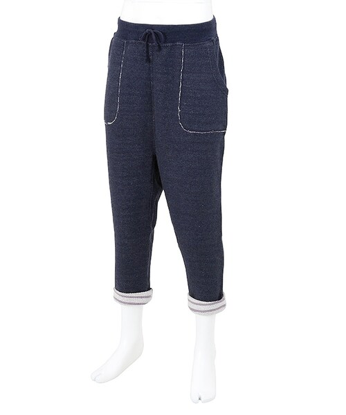 Ne-net（ネネット）の「メンズ (P)リバーボーダー裏毛 / パンツ（パンツ・メンズ・green/navy・03）」の7枚目の写真