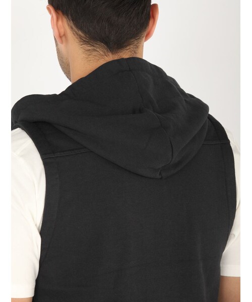 AVIREX（アヴィレックス）の「avirex/アヴィレックス/メンズ/HOODED MILITARY VEST/フーデッド ミリタリー ベスト（トップス・メンズ・BLACK/GREY/CAMO・M/L/XL）」の7枚目の写真