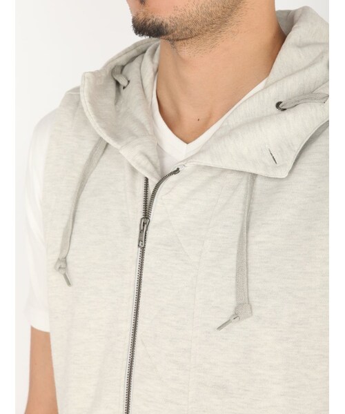 AVIREX（アヴィレックス）の「avirex/アヴィレックス/メンズ/HOODED MILITARY VEST/フーデッド ミリタリー ベスト（トップス・メンズ・BLACK/GREY/CAMO・M/L/XL）」の14枚目の写真