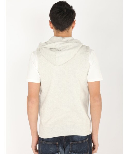 AVIREX（アヴィレックス）の「avirex/アヴィレックス/メンズ/HOODED MILITARY VEST/フーデッド ミリタリー ベスト（トップス・メンズ・BLACK/GREY/CAMO・M/L/XL）」の13枚目の写真