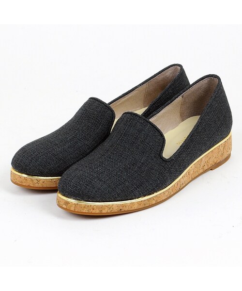 ORiental TRaffic（オリエンタルトラフィック）の「厚底ラインシューズ（シューズ・レディース・ブラック/ネイビー/ホワイト・34/35/36/37/38/39/40/41/42）」の2枚目の写真