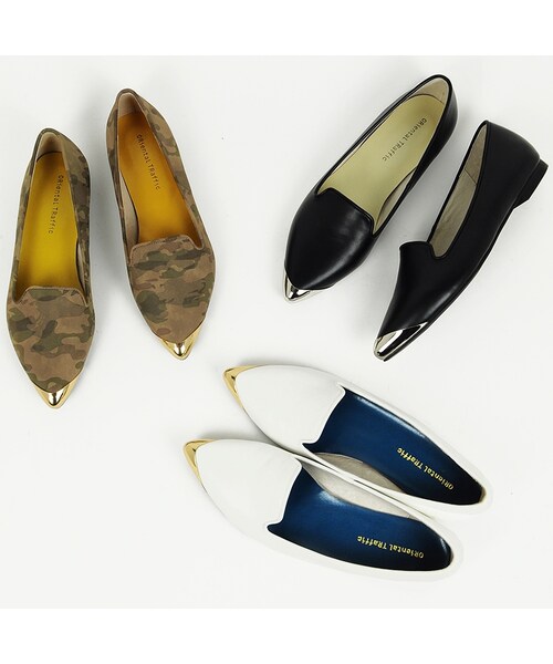 ORiental TRaffic(オリエンタルトラフィック)の「トゥキャップオペラシューズ(シューズ・レディース・ブラック/カーキ/ホワイト・34/35/36/37/38/39/40/41/42)」の10枚目の写真