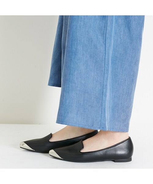 ORiental TRaffic(オリエンタルトラフィック)の「トゥキャップオペラシューズ(シューズ・レディース・ブラック/カーキ/ホワイト・34/35/36/37/38/39/40/41/42)」の11枚目の写真