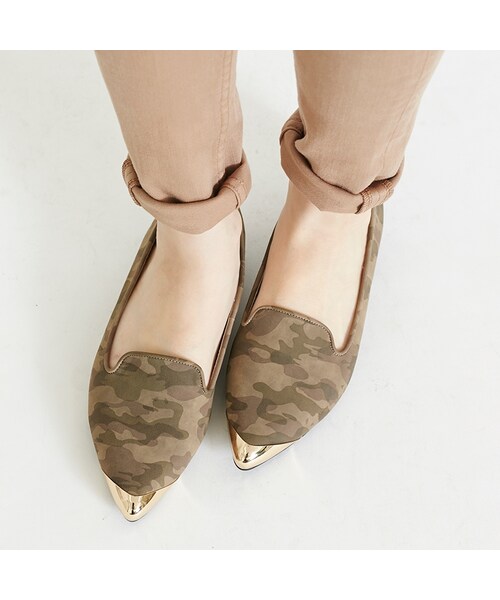 ORiental TRaffic(オリエンタルトラフィック)の「トゥキャップオペラシューズ(シューズ・レディース・ブラック/カーキ/ホワイト・34/35/36/37/38/39/40/41/42)」の12枚目の写真