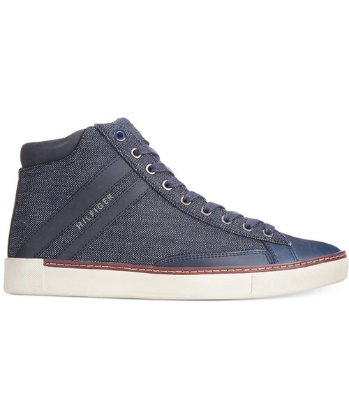 TOMMY HILFIGER（トミーヒルフィガー）の「Tommy Hilfiger Kerman Hi-Top Sneakers（スニーカー・メンズ・Navy・9M/7M/13M/10M/8M/9.5M/10.5M）」の3枚目の写真