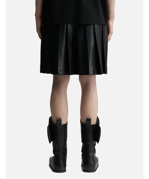 Sacai（サカイ）の「Faux Leather Shorts（）」 - WEAR