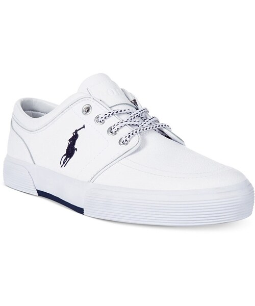 Ralph Lauren ラルフローレン ファクソン レザー スニーカー POLO RALPH LAUREN（ポロ ラルフ ローレン）の「Polo Ralph