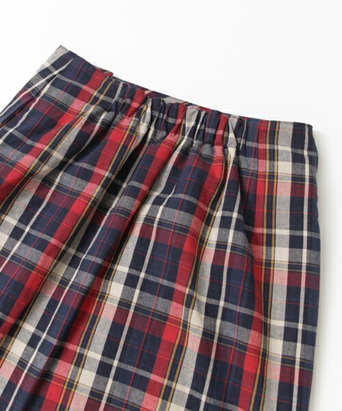 KBF（ケイビーエフ）の「圍裹式格紋裙（スカート・レディース・綠色/紅色・one）」の13枚目の写真