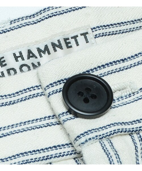 KATHARINE HAMNETT LONDON (キャサリンハムネットロンドン)の「CROPPED JACQUARD(パンツ・メンズ・ブラック/ネイビー/ホワイト・S/M/L/XL)」の9枚目の写真