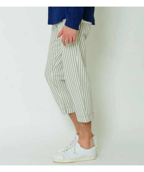 KATHARINE HAMNETT LONDON (キャサリンハムネットロンドン)の「CROPPED JACQUARD(パンツ・メンズ・ブラック/ネイビー/ホワイト・S/M/L/XL)」の5枚目の写真