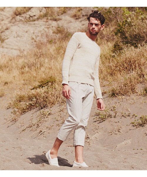 KATHARINE HAMNETT LONDON (キャサリンハムネットロンドン)の「CROPPED JACQUARD(パンツ・メンズ・ブラック/ネイビー/ホワイト・S/M/L/XL)」の16枚目の写真