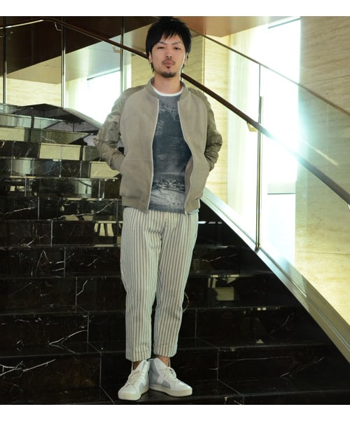 KATHARINE HAMNETT LONDON (キャサリンハムネットロンドン)の「CROPPED JACQUARD(パンツ・メンズ・ブラック/ネイビー/ホワイト・S/M/L/XL)」の18枚目の写真