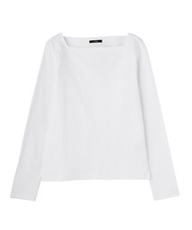 EMODA | BOXボートネックロングTシャツ(トップス)