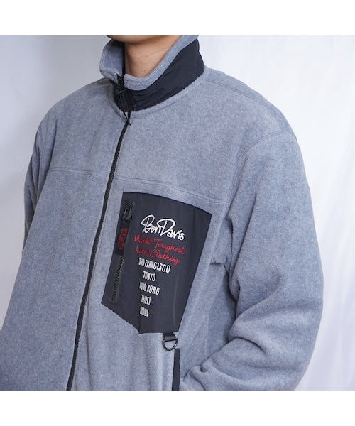 BEN DAVIS（ベンデイビス）の「BEN DAVIS【FLEECE STAND FULL ZIP】フリーススタンドフルジップ（その他・メンズ・BLACK/BLUE/H-GREY・M/L/XL）」の5枚目の写真
