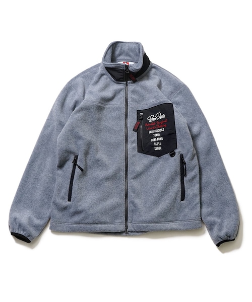 BEN DAVIS（ベンデイビス）の「BEN DAVIS【FLEECE STAND FULL ZIP】フリーススタンドフルジップ（その他・メンズ・BLACK/BLUE/H-GREY・M/L/XL）」の4枚目の写真