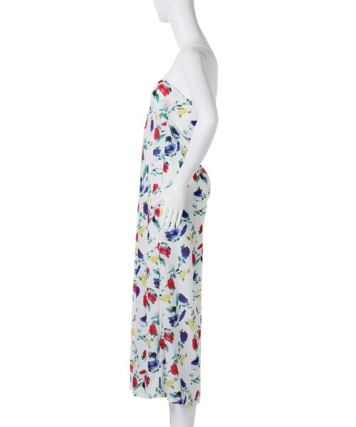MURUA（ムルーア）の「【FEMININE】グレイズフラワーテレコマキシOP（ワンピース/ドレス・レディース・ホワイト/ブラック・F）」の4枚目の写真