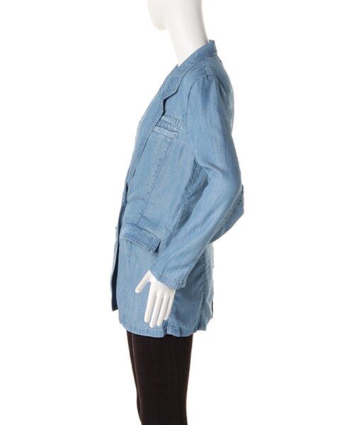 MURUA（ムルーア）の「【CASUAL】テンセルデニムJK（ジャケット/アウター・レディース・ブルー/アイスブルー・1/2）」の9枚目の写真