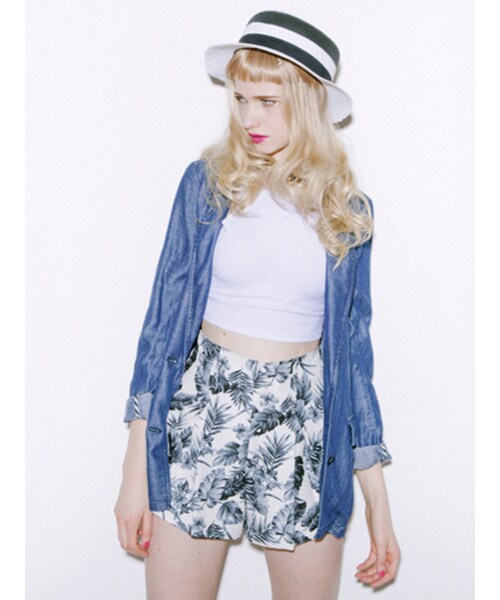 MURUA（ムルーア）の「【CASUAL】テンセルデニムJK（ジャケット/アウター・レディース・ブルー/アイスブルー・1/2）」の6枚目の写真