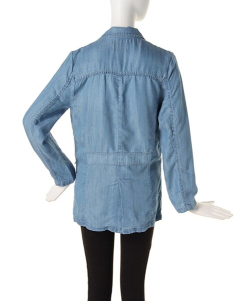 MURUA（ムルーア）の「【CASUAL】テンセルデニムJK（ジャケット/アウター・レディース・ブルー/アイスブルー・1/2）」の8枚目の写真