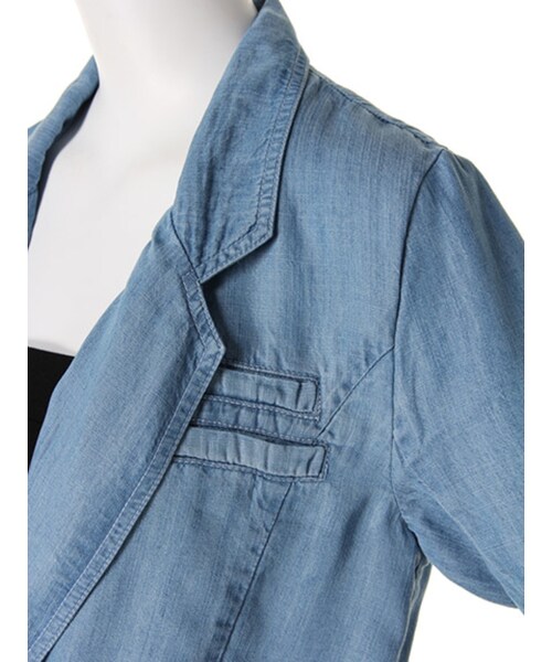 MURUA（ムルーア）の「【CASUAL】テンセルデニムJK（ジャケット/アウター・レディース・ブルー/アイスブルー・1/2）」の11枚目の写真
