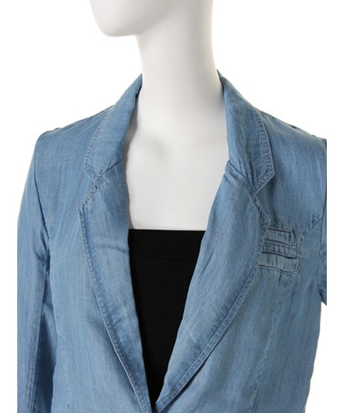 MURUA（ムルーア）の「【CASUAL】テンセルデニムJK（ジャケット/アウター・レディース・ブルー/アイスブルー・1/2）」の10枚目の写真