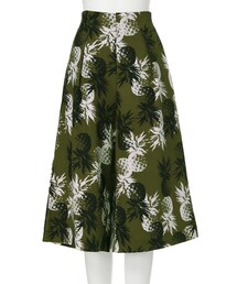 MURUA | 【MODE】ananas柄ガウチョパンツ(パンツ)