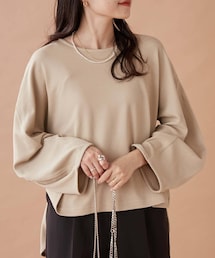 CIAOPANIC TYPY | 【オケージョン】袖タックデザインカットソー(Tシャツ/カットソー)