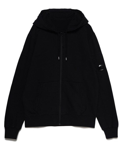 LIGHT FLEECE ZIPPED HOODIE