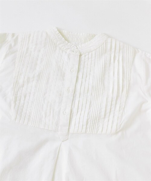 URBAN RESEARCH Sonny Label（アーバンリサーチサニーレーベル）の「荷葉立領棉質打褶禮服襯衫（その他・レディース・米色/黑色/灰色/藍色・米色/黑色/灰色/藍色）」の8枚目の写真