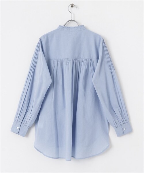 URBAN RESEARCH Sonny Label（アーバンリサーチサニーレーベル）の「荷葉立領棉質打褶禮服襯衫（その他・レディース・米色/黑色/灰色/藍色・米色/黑色/灰色/藍色）」の5枚目の写真