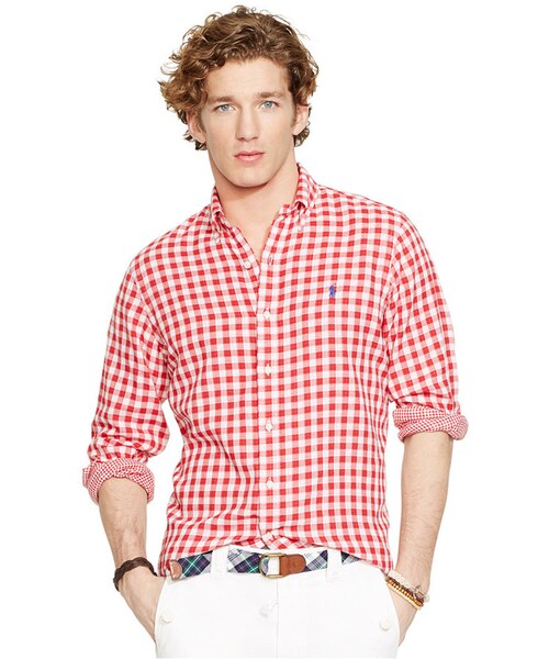 POLO RALPH LAUREN（ポロ ラルフ ローレン）の「Polo Ralph Lauren Double-Faced Checked Shirt（シャツ/ブラウス・メンズ・Green Gingham/Red Gingham/Royal Gingham・S/L/XXL/XL/M）」の3枚目の写真