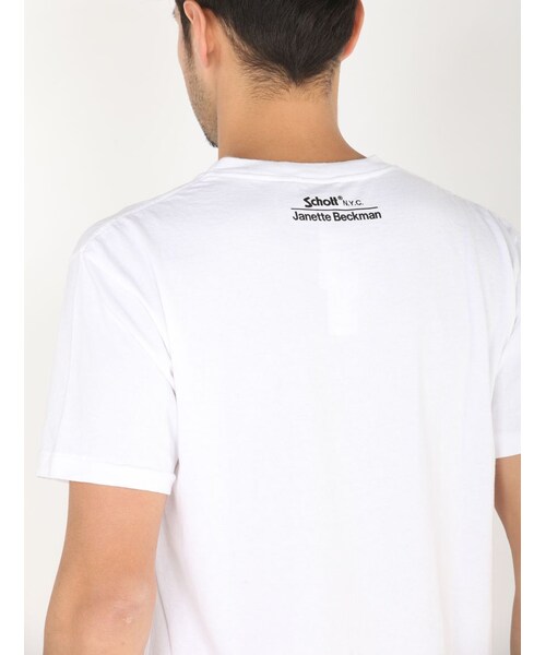 schott（ショット）の「SCH-SS T SKATEBOARDE（トップス・BLACK/WHITE・S/M/L）」の7枚目の写真