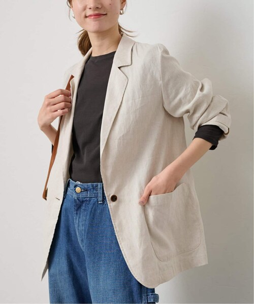FRAMeWORK（フレームワーク）の「綿麻ツイルワッシャージャケット