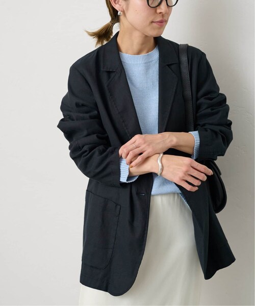 フレームワーク　綿麻コート　未使用品 FRAMeWORK（フレームワーク）の「綿麻ポプリンコート（チェスター