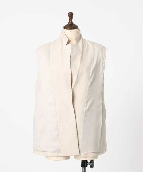 Noble（ノーブル）の「《予約》コットンリネンパワーショルダージレ（ジャケット/アウター・ブラック/(001)/36/在庫あり/38）」の20枚目の写真