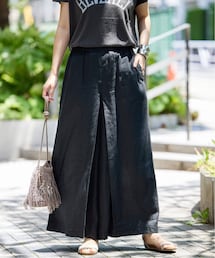 JOURNAL STANDARD（ジャーナルスタンダード）の「《WEB限定追加予約》リネン タックキュロット（パンツ）」