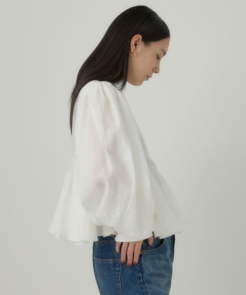 カオス chaos Confusion Silence フリフリブラウス 水色 カオス chaos Confusion Silence フリフリブラウス 水色 - メルカリ