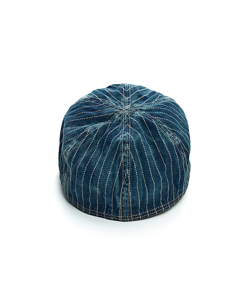 FULLCOUNT（フルカウント）の「6024HW-1 Indigo Wabash Stripe Mechanic Cap Hand Wash（その他・Other・M/L）」の4枚目の写真