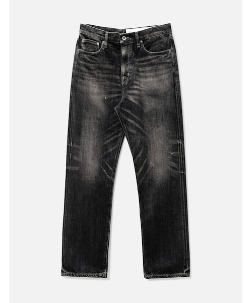 WASHED DENIM DP MID PANTS