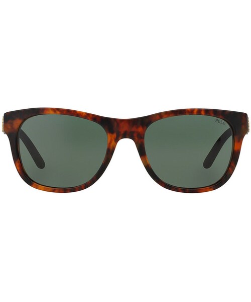 POLO RALPH LAUREN(ポロ ラルフ ローレン)の「Polo Ralph Lauren Sunglasses, POLO RALPH LAUREN PH4091 55(サングラス・メンズ・GREEN/GREEN/TORTOISE RED/BROWN)」の4枚目の写真