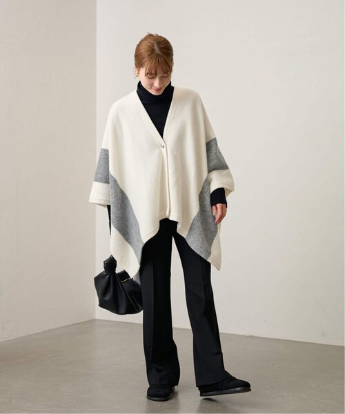 FRAMeWORK　loomer fabric　ポンチョ FRAMeWORK（フレームワーク）の「loomer fabricポンチョ（）」 - WEAR